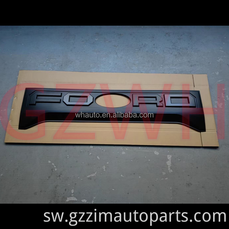 rear door decorative board body kit tail door plate back gate board cover  for ranger 2022+